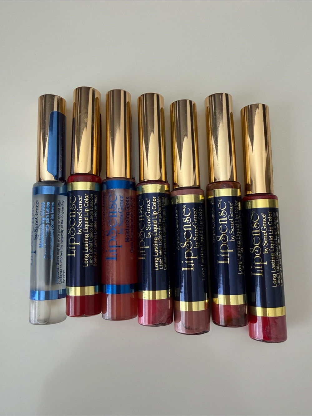 LipSense First Love, Aussie Rose, Caramel Apple, Fly Girl, Berry, Glossy